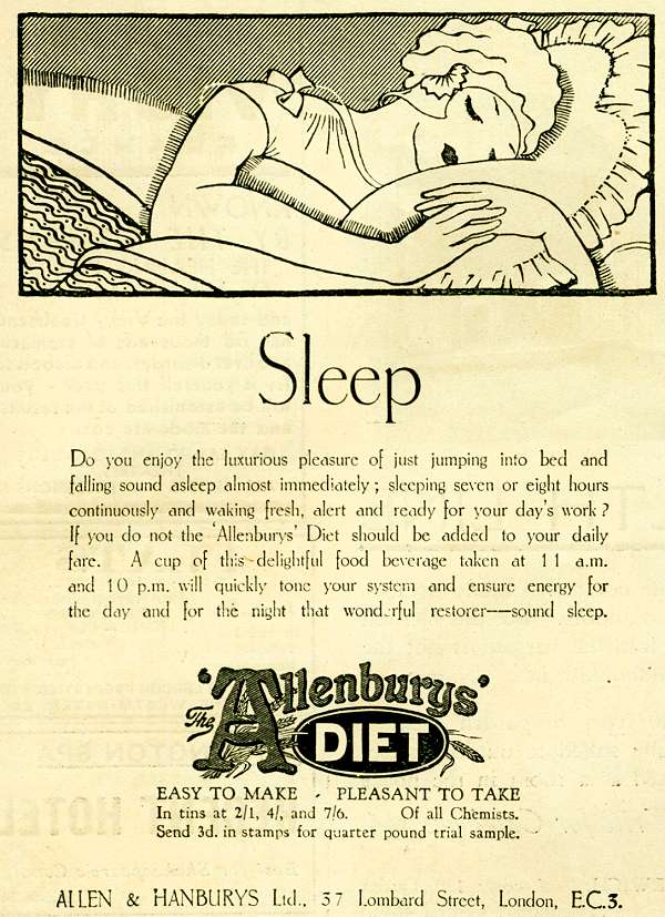 Allenburys Diet - Sleep